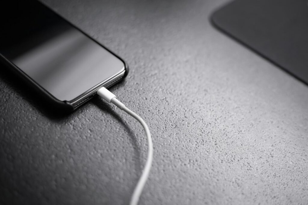 Smartphone charging accessory representing Qi2 25W wireless charging
